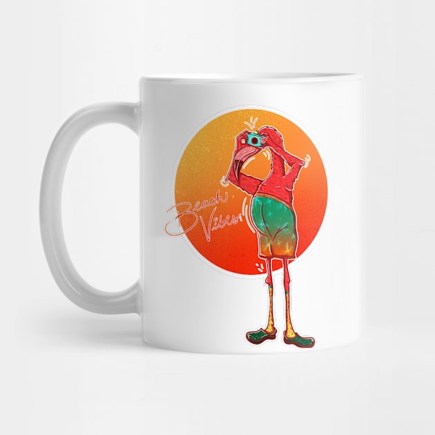 Flamingo by Chandscartoons